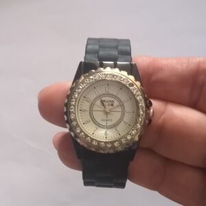 Cruise Club Black and Gold Watch